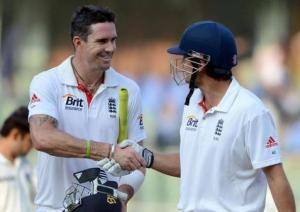 Alastair Cook and Kevin Pietersen were two of England's best performers with the bat - especially in Mumbai (Image | S. Subramanium via the Hindu Business Times)